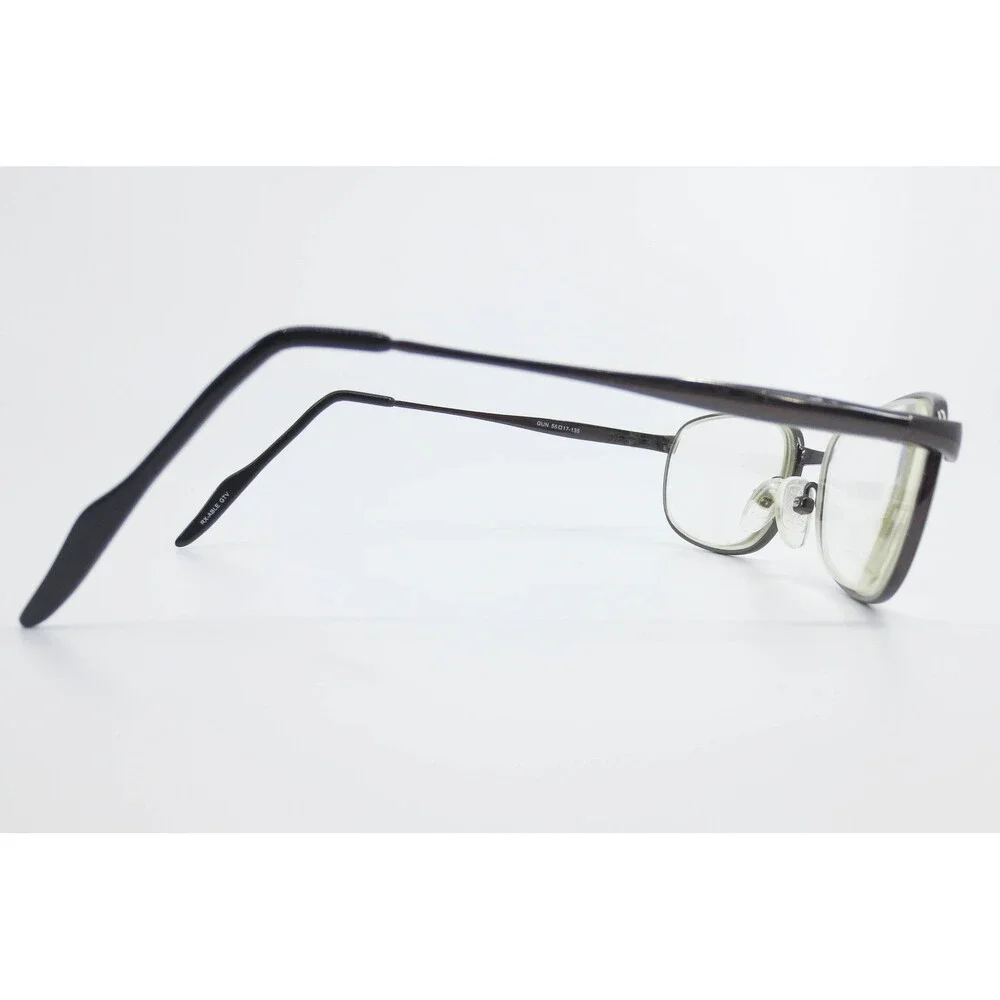 Veza Omni Gunmetal Oval Eyeglasses Frames 55-17-135 666197890420